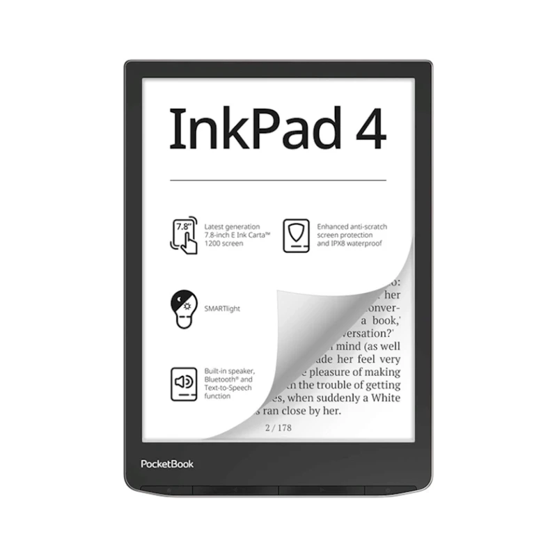 Электронная книга PocketBook 743G InkPad 4 32GB Stardust Silver (PB743G-U-CIS) Электронная книга PocketBook 743G InkPad 4 32GB Stardust Silver (PB743G-U-CIS)