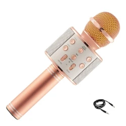 Микрофон-караоке WS858 Rose Gold Микрофон-караоке WS858 Rose Gold