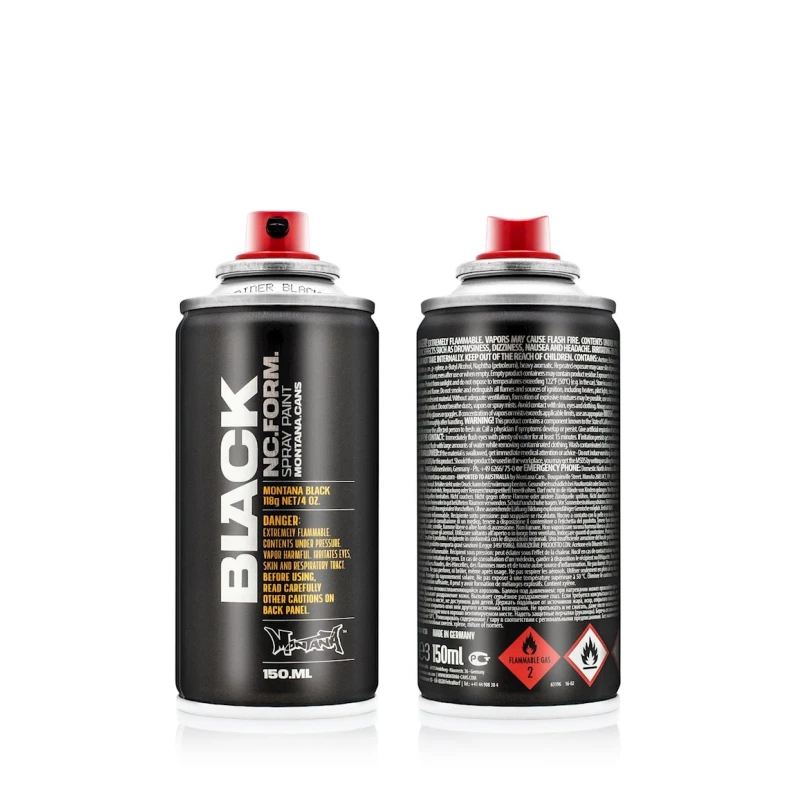 Аэрозольная краска для создания эффекта паутины Montana Spider Effect Black, черная, 150 мл Аэрозольная краска для создания эффекта паутины Montana Spider Effect Black, черная, 150 мл