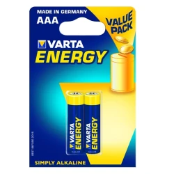 Батарейка Varta Energy LR03 AA, 2 шт
