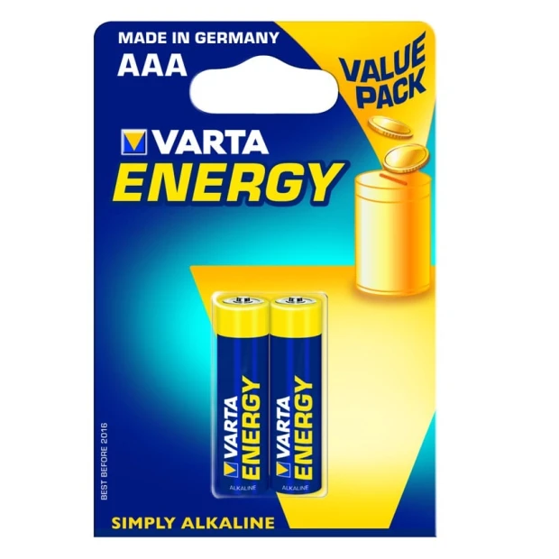 Батарейка Varta Energy LR03 AA, 2 шт Батарейка Varta Energy LR03 AA, 2 шт