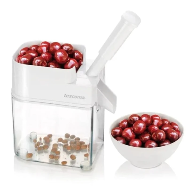 Удалитель сердцевины Tescoma Handy, нержавеющая сталь/пластик, белый/прозрачный Удалитель сердцевины Tescoma Handy, нержавеющая сталь/пластик, белый/прозрачный