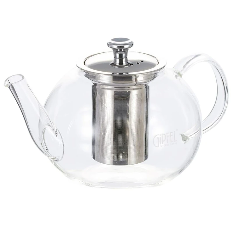 Заварной чайник Gipfel Brillians 51735, 1200 мл, стекло, прозрачный Заварной чайник Gipfel Brillians 51735, 1200 мл, стекло, прозрачный