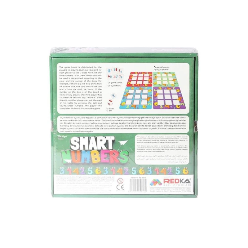 Настольная игра Redka Smart Numbers RD5640, 36 предметов
