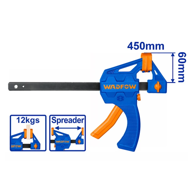Струбцина Wadfow WCP4318, 60x450 мм Струбцина Wadfow WCP4318, 60x450 мм