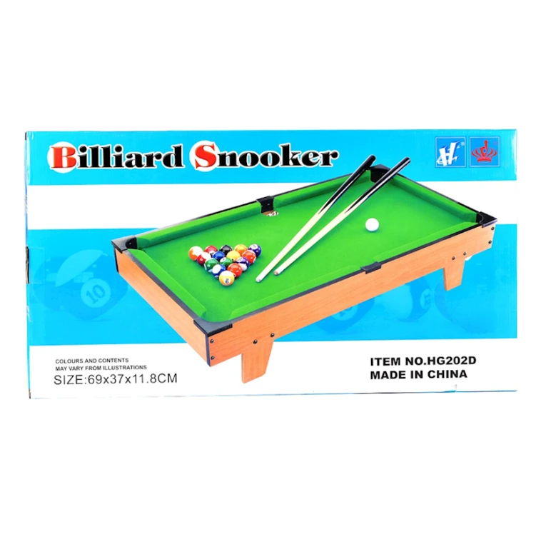 Настольный бильярд HG202D, 69x37x11.8 см