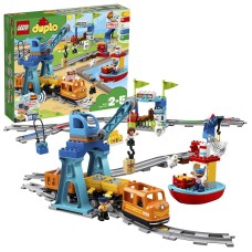 Konstruktor LEGO Duplo Cargo Train 10875, 2+ yaş, 105 hissə