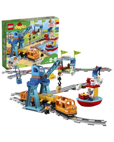 Konstruktor LEGO Duplo Cargo Train 10875, 2+ yaş, 105 hissə