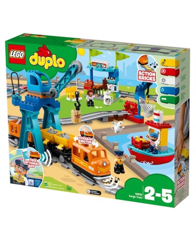 Konstruktor LEGO Duplo Cargo Train 10875, 2+ yaş, 105 hissə