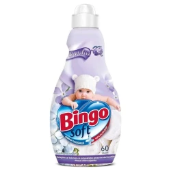 Paltar üçün kondisioner-yaxalayıcı Bingo Soft Sensitive, hipoallergik, 1440 ml, 60 yuma