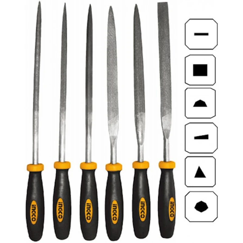 Набор надфилей Ingco HKTF63 140 мм Набор надфилей Ingco HKTF63 140 мм