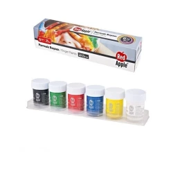 Barmaq boyaları dəsti Red Apple RP103-6, 6 əd, 25 ml