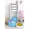 Шкаф для игрушек Pratico I39029, белый/голубой, 30x45.5x109 см Шкаф для игрушек Pratico I39029, белый/голубой, 30x45.5x109 см