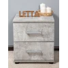 Тумба прикроватная ЛДСП, cерая, 45х39х40 см