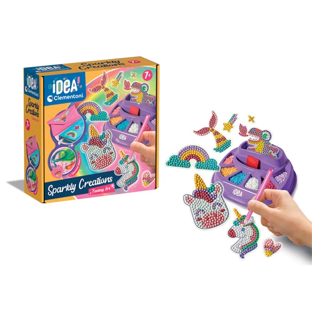 Алмазная мозаика Clementoni Idea Sparkly Creations Fantasy Art, 7+ лет Алмазная мозаика Clementoni Idea Sparkly Creations Fantasy Art, 7+ лет