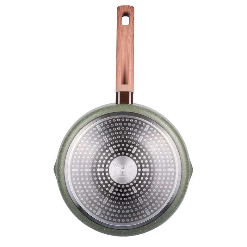 Сковородка Werner Organic Forest style 51455, прессованный алюминий/бакелит, зеленая, 26x5.3 см