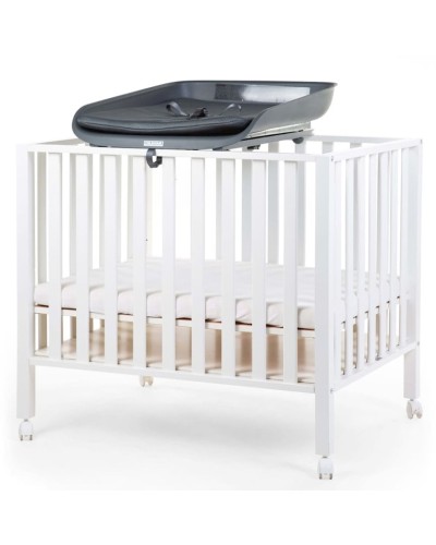 Stol çarpayı / manej üçün Childhome Evolux Anthracite, bələmək üçün