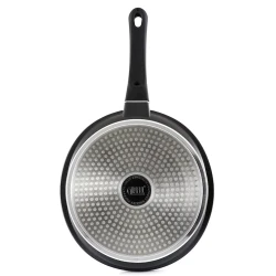 Сковородка для блинов Gipfel Ventura 1680, 26 см, алюминий, с бакелитовой ручкой, с индукционным дном, черная