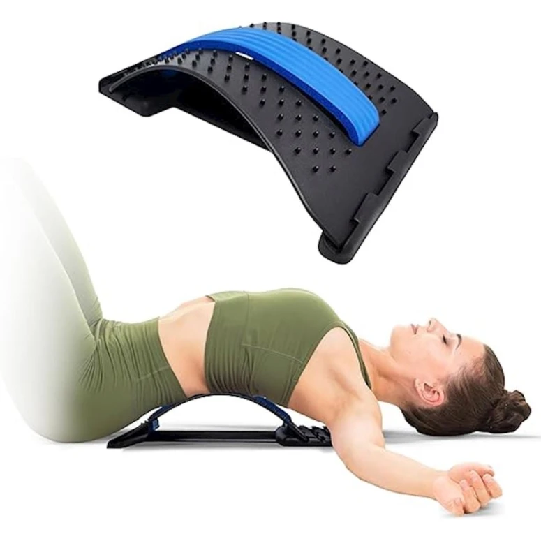 Массажер-мостик для поясницы 2262_202304093/0170, черный/синий