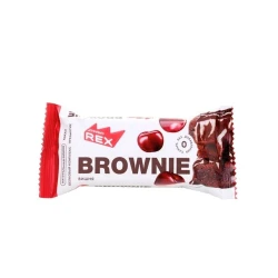 Пирожное протеиновое Protein Rex Brownie Вишня, 50 г