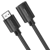 HDMI кабель Hoco US13 HDMI/M to HDMI/F Extension Cable 4k Black, 1 м