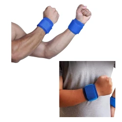 Напульсник Chaoba 1924, нейлон, голубой