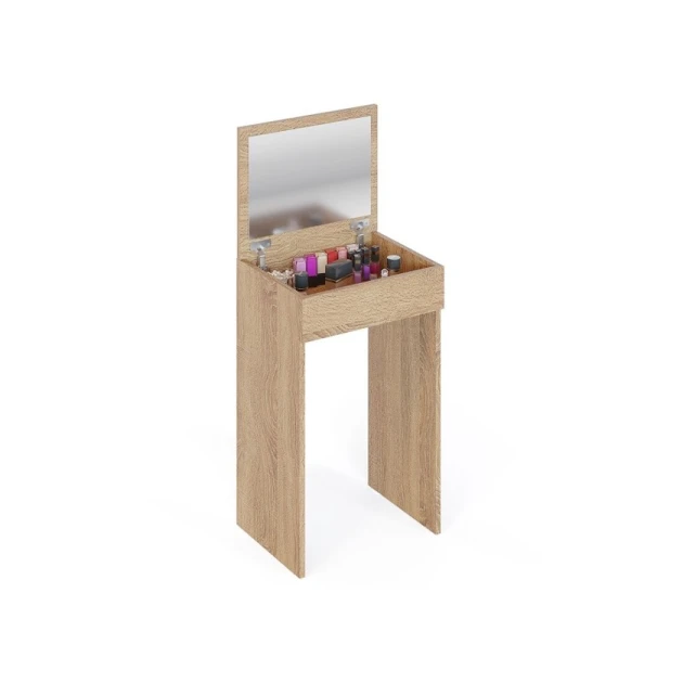 Туалетный столик Art Mebel 46, ламинат, 75х45х35 см, сонома