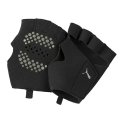 Перчатки для тренировок Puma Essential Premium Grip Cut Fingered 041615-01, черные, размер M Перчатки для тренировок Puma Essential Premium Grip Cut Fingered 041615-01, черные, размер M