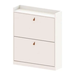 Тумба для обуви Art Mebel 88, ламинат, белая, 60х70х30 см