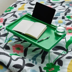 Поднос IKEA Bruksvara, 52x35x24 см, пластик, зеленый Поднос IKEA Bruksvara, 52x35x24 см, пластик, зеленый