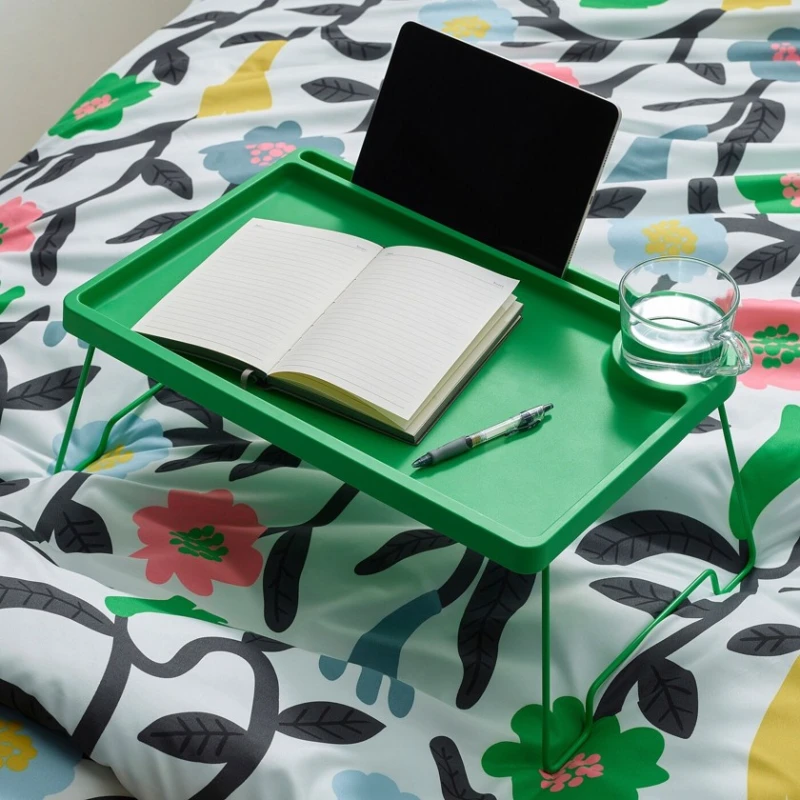 Поднос IKEA Bruksvara, 52x35x24 см, пластик, зеленый Поднос IKEA Bruksvara, 52x35x24 см, пластик, зеленый