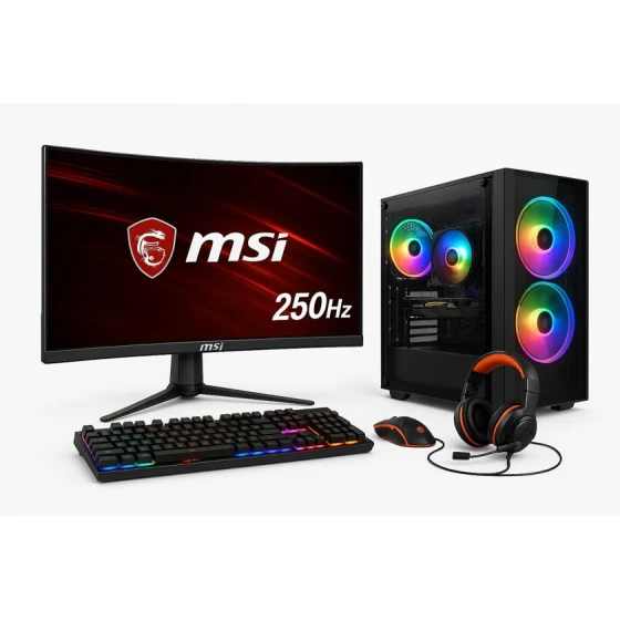 Комплект настольного компьютера RTX 3060 с процессором i5-14600K, 32 ГБ ОЗУ, 1 ТБ NVMe, 1 ТБ HDD, 1 ТБ SSD, 27-дюймовый монитор MSI 250 Гц, мощный игровой ПК Комплект настольного компьютера RTX 3060 с процессором i5-14600K, 32 ГБ ОЗУ, 1 ТБ NVMe, 1 ТБ HDD, 1 ТБ SSD, 27-дюймовый монитор MSI 250 Гц, мощный игровой ПК