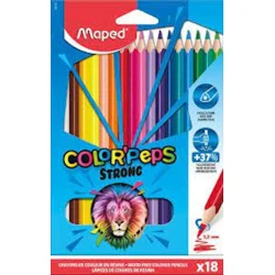 Набор карандашей Maped Strong, 18 цветов