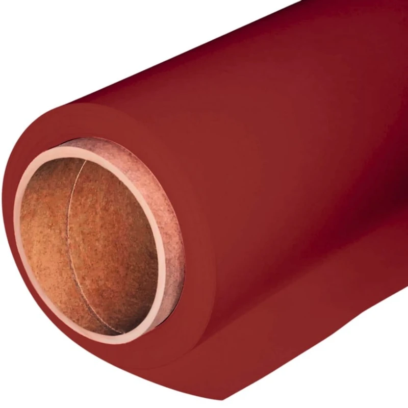 Бумажный фон в рулоне L-565, красный, 1100х272 см Бумажный фон в рулоне L-565, красный, 1100х272 см