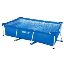 Karkaslı hovuz İntex Rectangular Frame H28270NP, göy, 220x150x60 sm, 1662 l