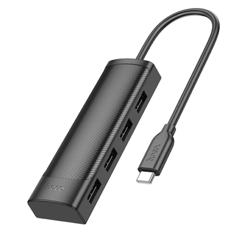 USB хаб Hoco HB41 USB Type-C Black USB хаб Hoco HB41 USB Type-C Black