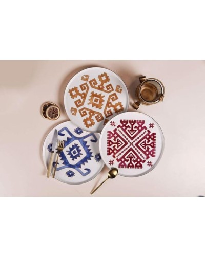 Boşqablar dəsti Porland Arabesque 04ALM007237, rəngbərəng, 27 sm, 6 əd