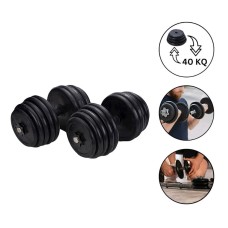 Rezin qantel dəsti TA sport 40 kq 2142/1, 20 x 20 kq, 2 əd