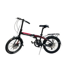 Velosiped Mercury Flex, qara/qırmızı, 20