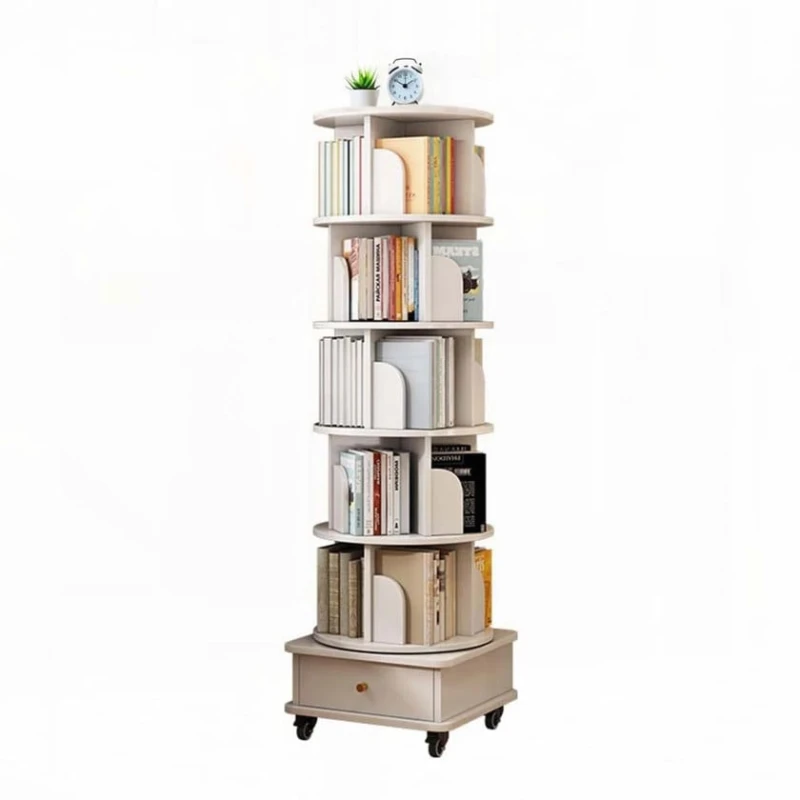 Книжная полка, вращающаяся на 360 градусов, Elegant Wood ZARR129 Книжная полка, вращающаяся на 360 градусов, Elegant Wood ZARR129