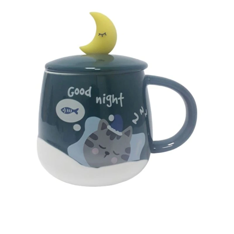 Кружка Good Night, темно-зеленая, 400 мл