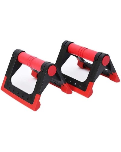 Jim üçün dayaqlar Push Up Bars, plastik, qara/qırmızı, 2 əd