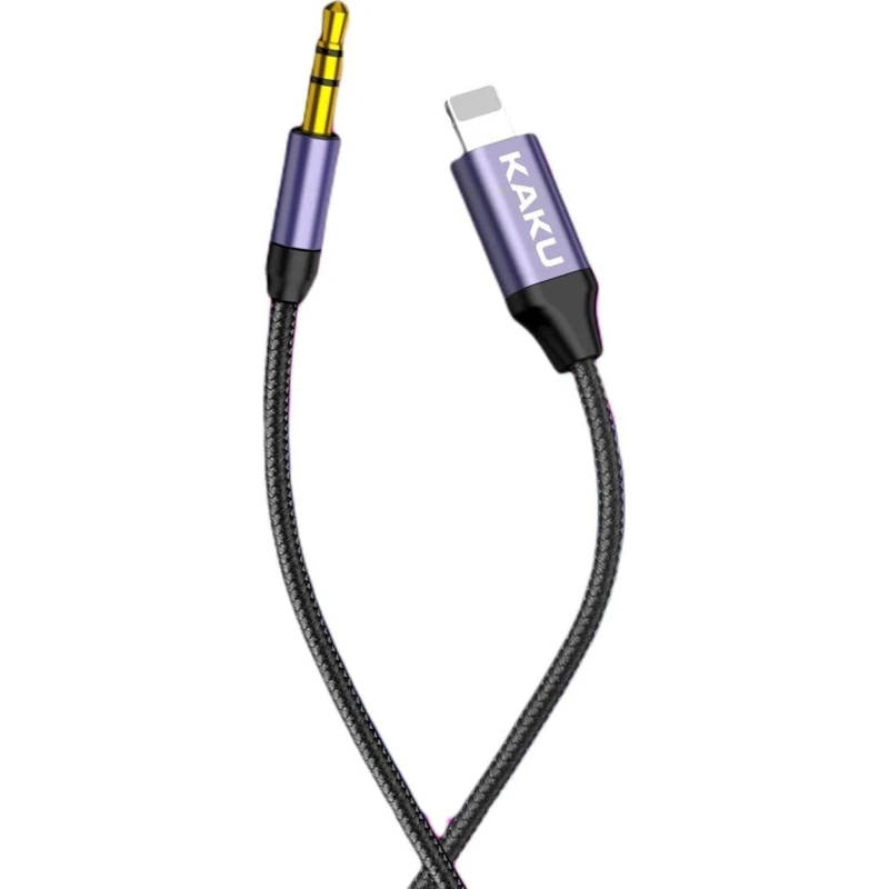 Кабель USB Kaku KSC-427 AUX to Lightning, Черный Кабель USB Kaku KSC-427 AUX to Lightning, Черный