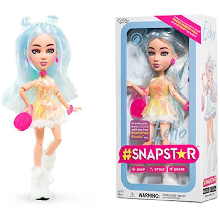 Куколный набор Yulu Snapstar Echo, 5+ лет, 23 см, пластик