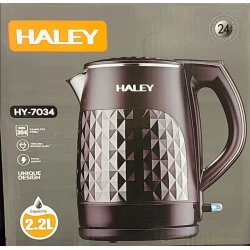Электрочайник Haley HY-7034, коричневый