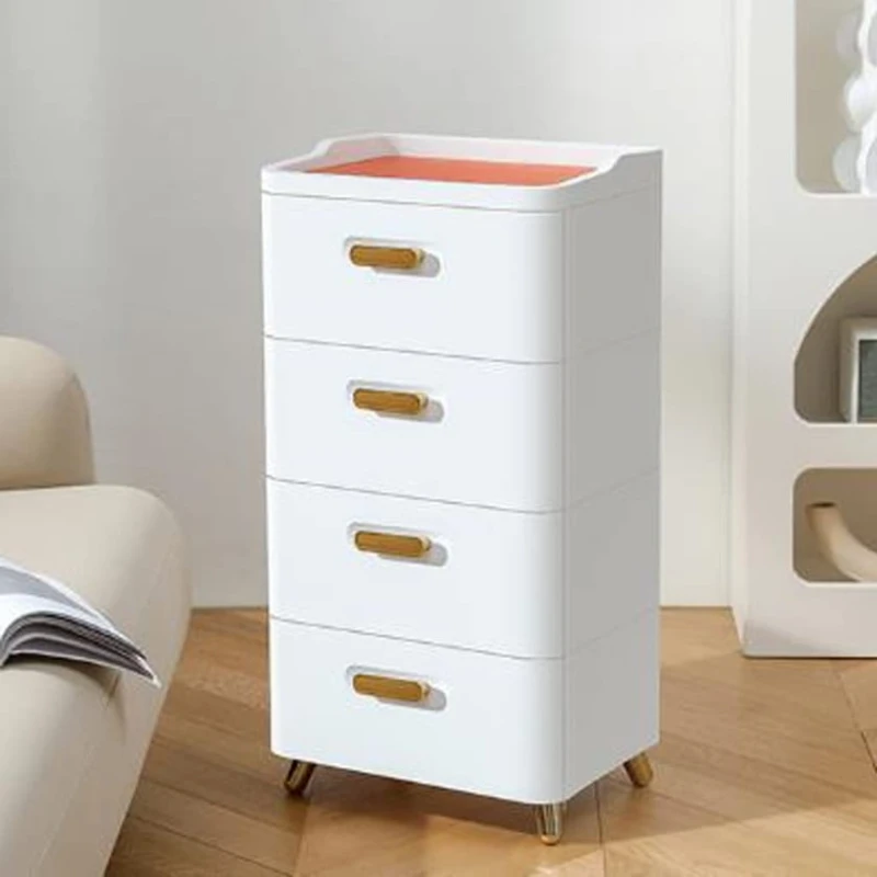 Белый шкаф с ящиками Белый шкаф с ящиками