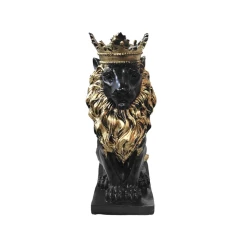 Aslan heykəlciyi, polyester, 13х34х18 sm