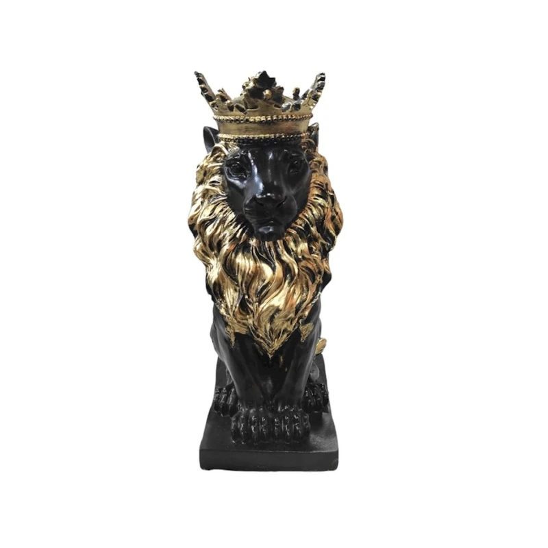 Aslan heykəlciyi, polyester, 13х34х18 sm