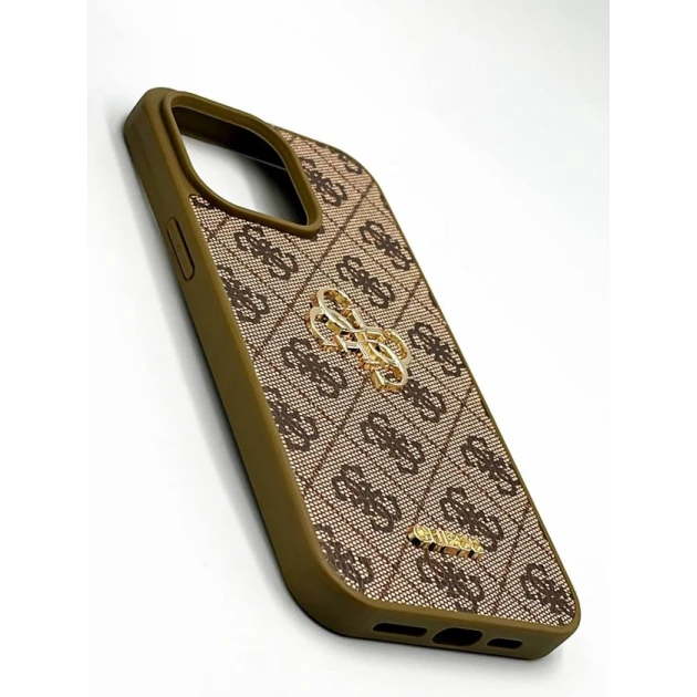 Чехол Guess для Apple iPhone 15, коричневый Чехол Guess для Apple iPhone 15, коричневый