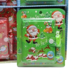 Новогодний блокнот с ручкой E001, товар в ассортименте